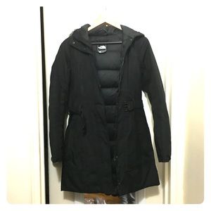 EUC North Face Down Coat